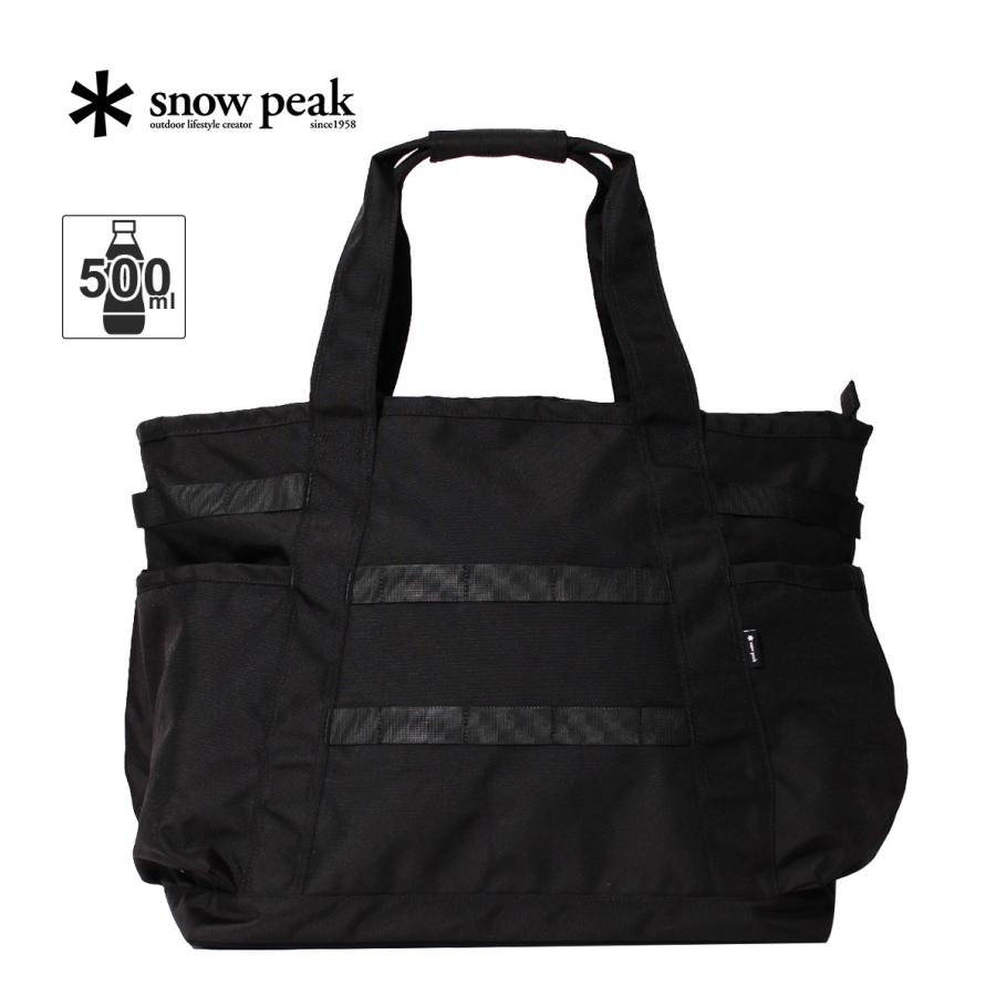 ブラック スノーボードバッグ 大容量 snow peak（スノーピーク） リサイクルコーデュラトートバッグ BB