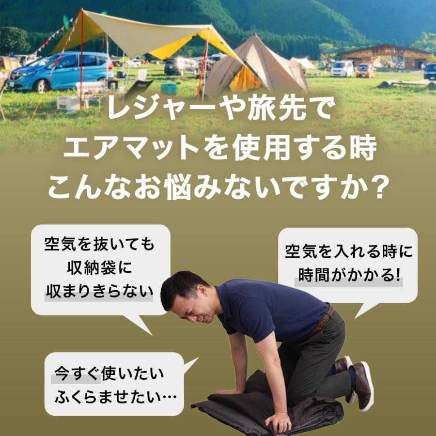 ★10%OFFクーポン 7/18-20★ 電動エアポンプ 空気抜き 空気入れ 5種類のノズル付き 衣類圧縮 800mAh USB充電 Type-C 小型 軽量 機内持ち込み可 エアーポンプ | COMPASS+ | 03