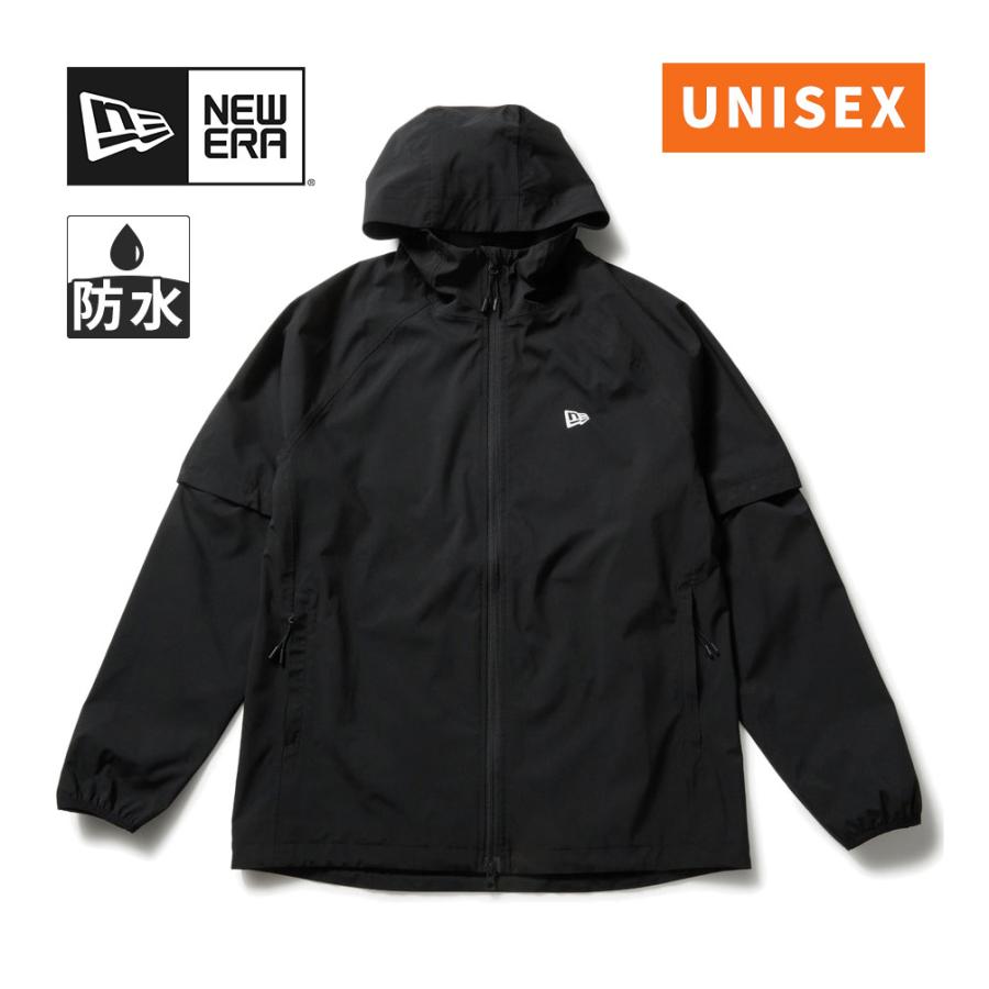 NEW ERA ニューエラ レインジャケット ブラック ゴルフ M NEW ERA（ニューエラ） ニューエラゴルフ NEW ERA GOLF レイン