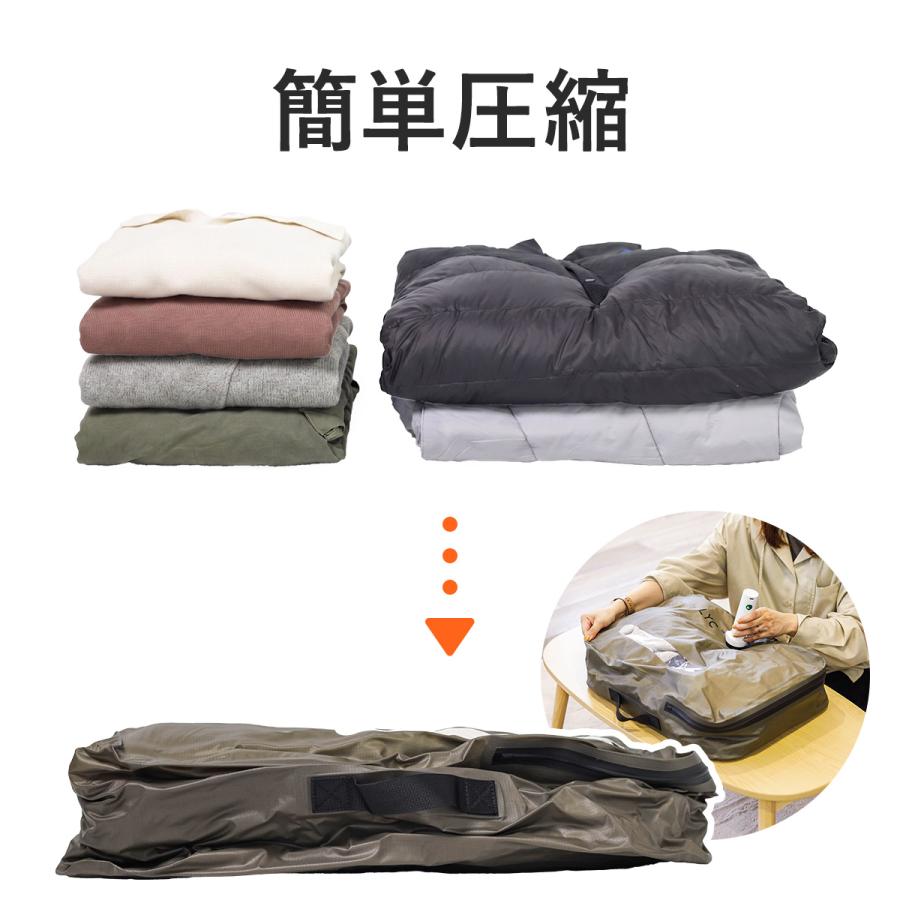 ボリック VOLLYC Ezy 圧縮バッグ Pack Green パッキング 圧縮袋 梱包用品 旅行用品 荷造り 収納袋 真空パック スリム化 トラベル用品 スーツケース 宿泊 出張 | ブランド登録なし | 11