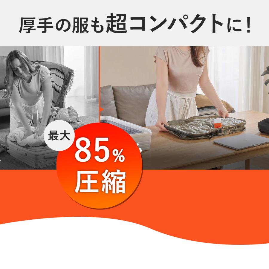 ボリック VOLLYC Ezy 圧縮バッグ Pack Green パッキング 圧縮袋 梱包用品 旅行用品 荷造り 収納袋 真空パック スリム化 トラベル用品 スーツケース 宿泊 出張 | ブランド登録なし | 05
