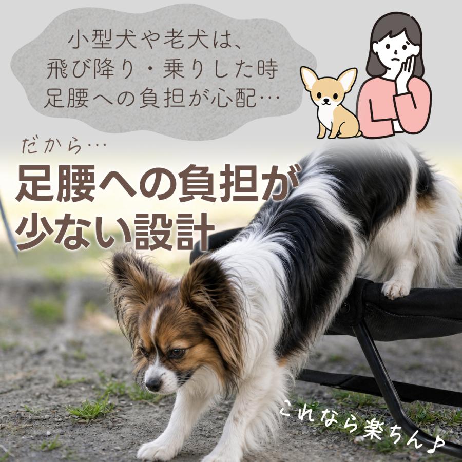 犬用ベッド 折り畳み式 ドッグコット メッシュ キルティング 小型犬 替えカバー 猫用ベッド ねこ ペット用 QC-DCF | QUICKCAMP | 11