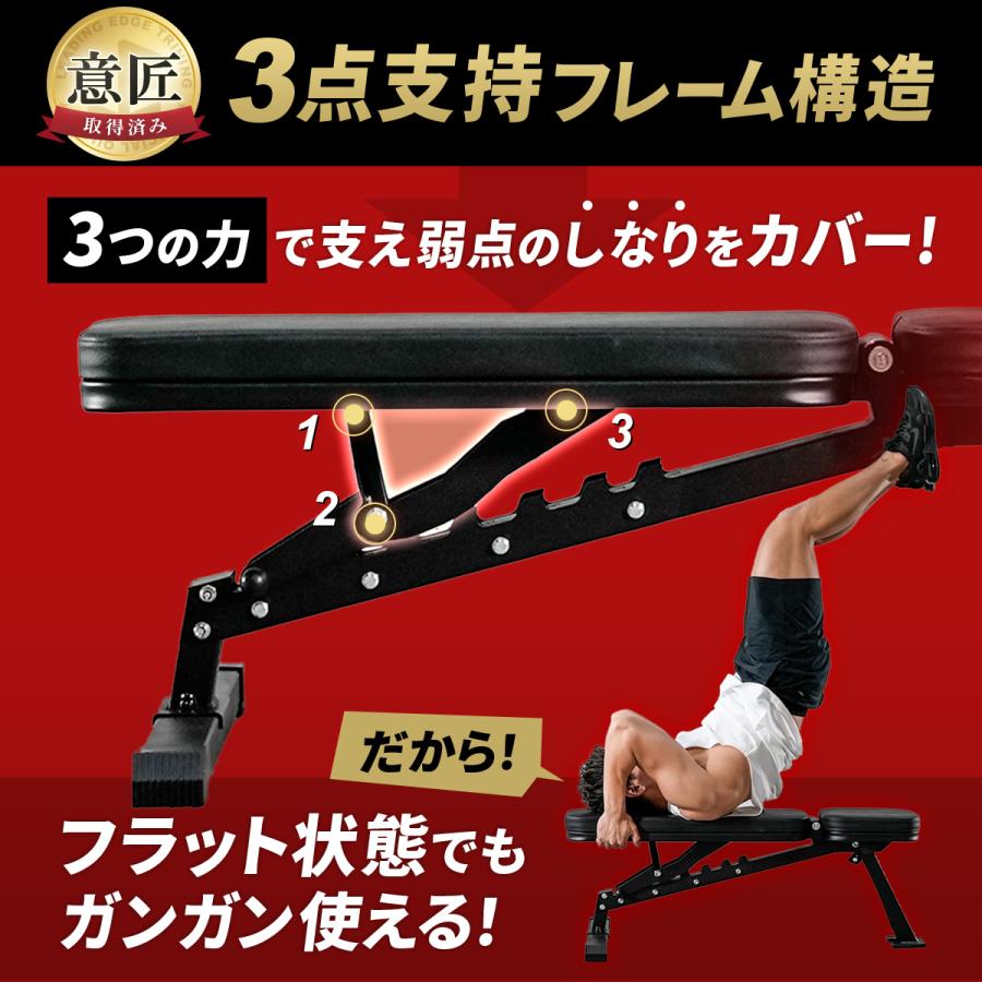 LEADING EDGE（リーディングエッジ） トレーニングベンチ ＆ 可変式
