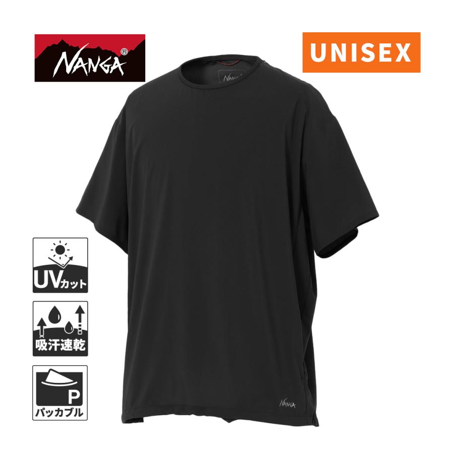 NANGA 半袖シャツ ブラック JPN XL NANGA（ナンガ） NANGA PLC エクスカーション Tシャツ N2500-1P403A