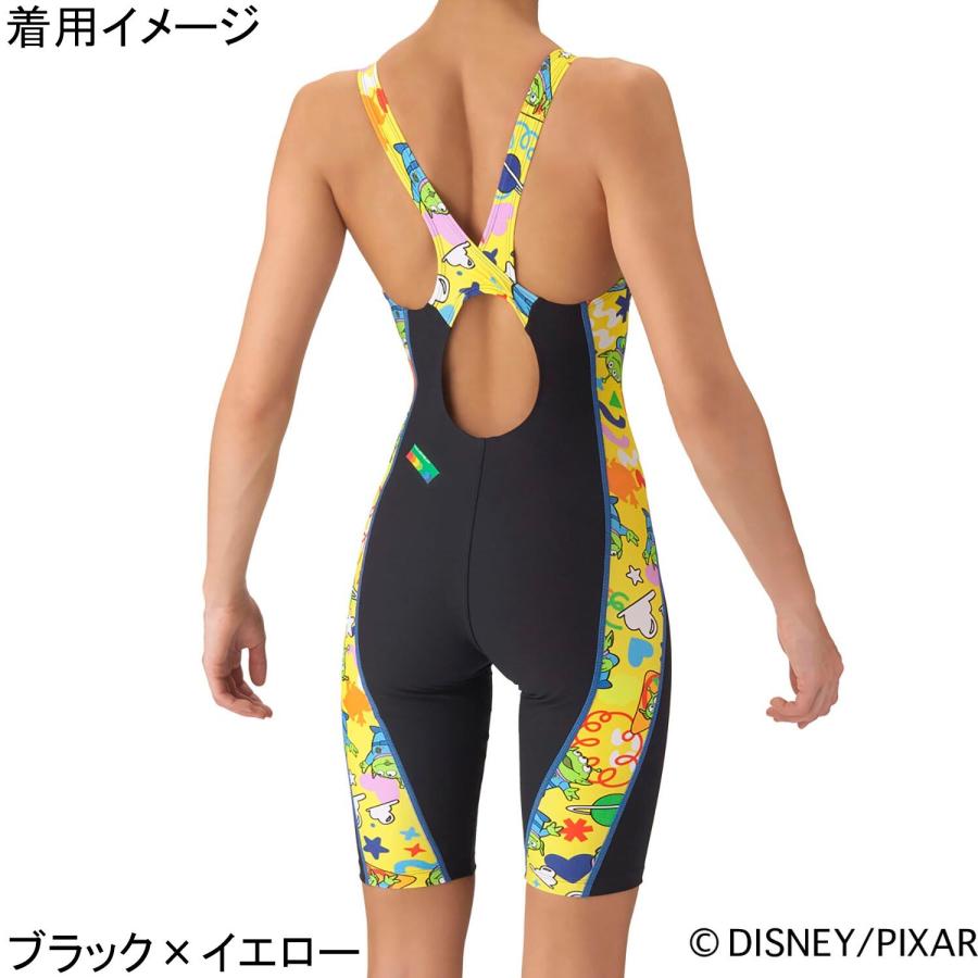 arena 競泳練習用ワンピース水着 L イエロースイミングスイムウェア アリーナ（arena） トレーニングワンピーススパッツ オープンバック