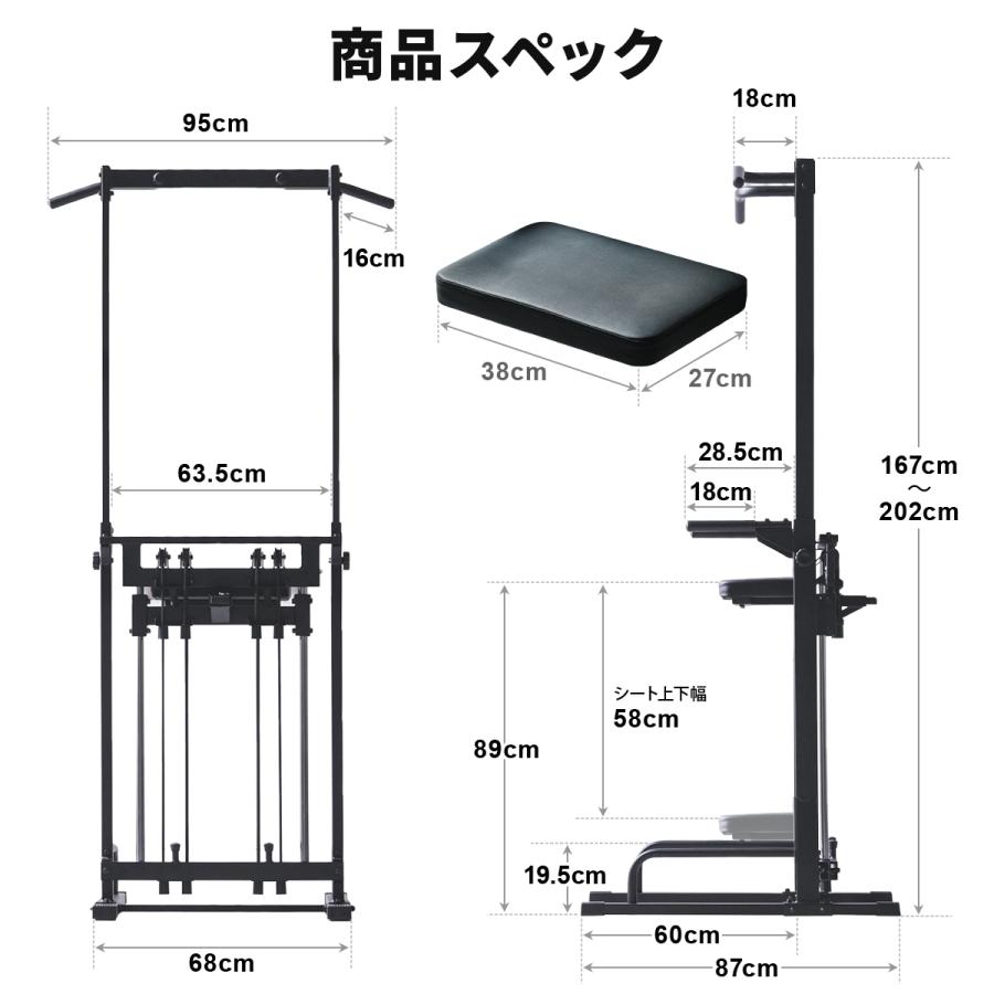 LEADING EDGE（リーディングエッジ） 懸垂器具 アシスト付き