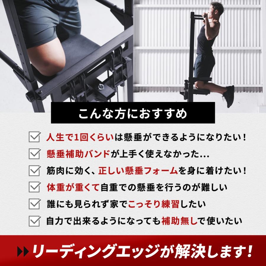 ファイティングロード チンニングスタンド LEADING EDGE（リーディングエッジ） 懸垂器具 アシスト付き