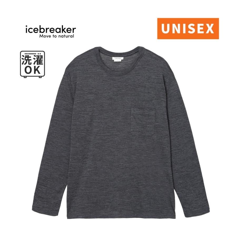 icebreaker（アイスブレーカー） メリノ150 LS ポケットティー