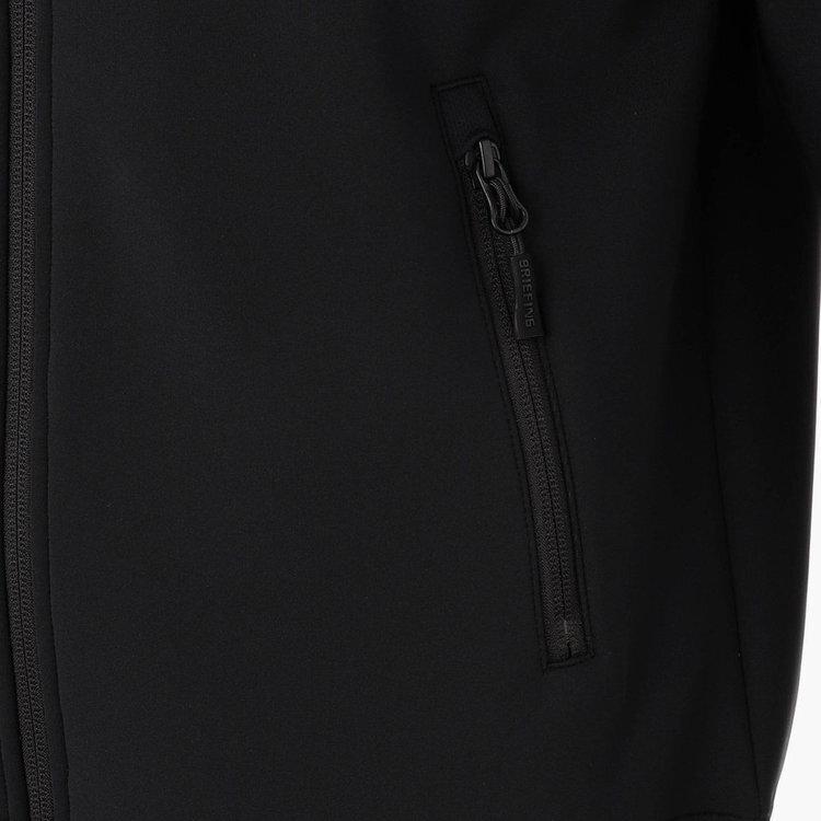 BRIEFING（ブリーフィング） ステッチ3Dロゴ パーカ BRG263M22 BLACK