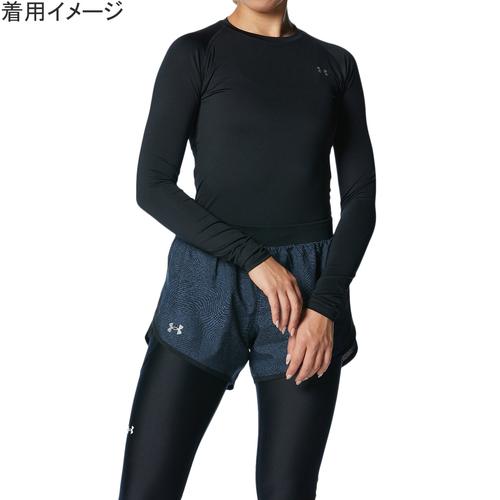 アンダーアーマー UNDER ARMOUR ヒートギア コンプレッション ロングスリーブ モック 1358605 001 ブラック レディース インナー トップス 長袖 トレーニング｜esports｜02