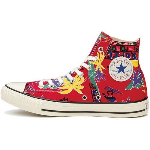 人気上昇中 コンバース Converse オールスター Us レトロパシフィック Hi レッド 正規品 スニーカー 靴 ハイカット おしゃれ 総柄 チャックテイラー Chucktaylor3 300円 Aynaelda Com