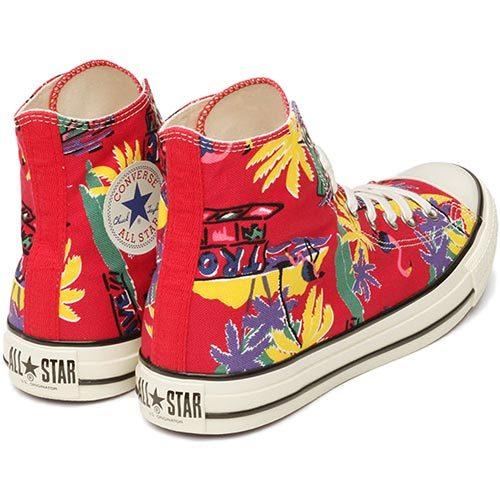 人気上昇中 コンバース Converse オールスター Us レトロパシフィック Hi レッド 正規品 スニーカー 靴 ハイカット おしゃれ 総柄 チャックテイラー Chucktaylor3 300円 Aynaelda Com
