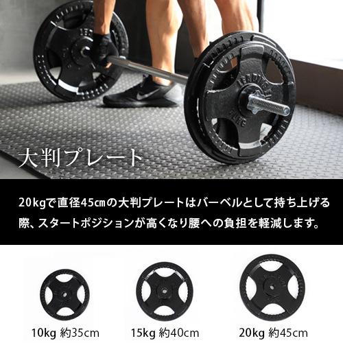 LEADING EDGE（リーディングエッジ） ヘビープレート 20kg 28mm径