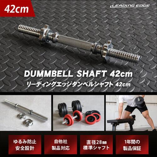 LEADING EDGE ダンベルシャフト ロング 42cm LE-DS42 SV LEADING EDGE ダンベルシャフト ロング 42cm LE-DS42 SV