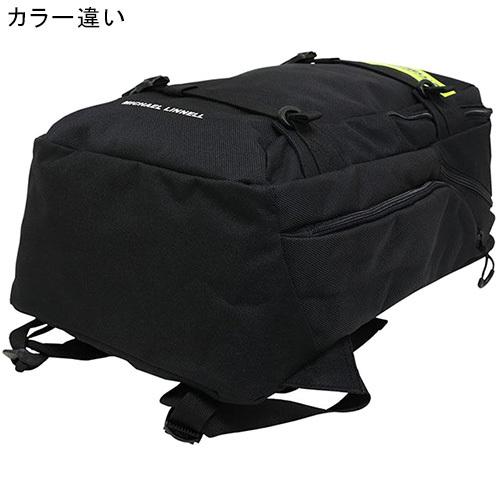 マイケル リンネル 2フラップ バックパック ブラック／ホワイト 