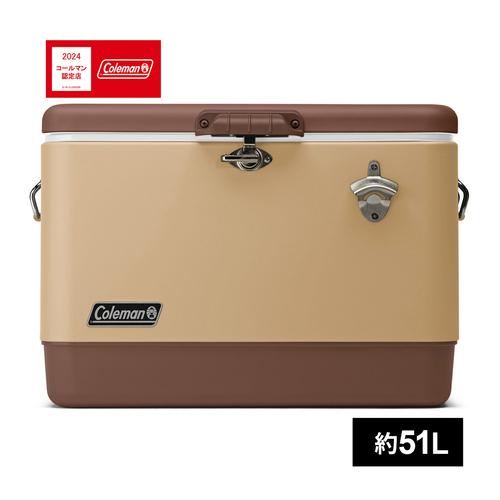 コールマン Coleman 54QTスチールベルト クーラー 2161177 バター 