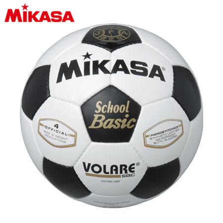 ミカサ MIKASA サッカーボール ついに再販開始 アウトレットセール 特集 検定球 4号 白 ジュニア SVC402-SBC 小学生用 黒