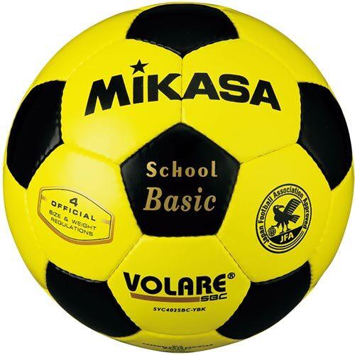 当店一番人気 ミカサ Mikasa サッカーボール 検定球 Svc402sbc Ybk 黄 黒 サッカー 4号球 小学校用