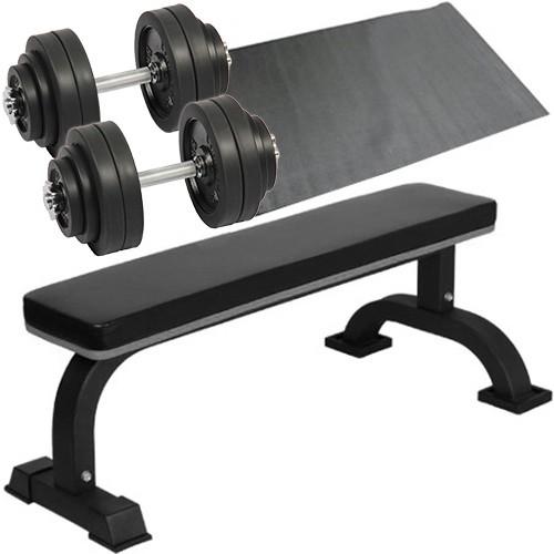 正規激安 ダンベルトレーニング 4点セットb ブラック 30kg フラットベンチ ラバーダンベル 30kg 2個セット 60kg 保護マット セット ウエイトトレーニング ホームジム 最適な価格 Kuljic Com