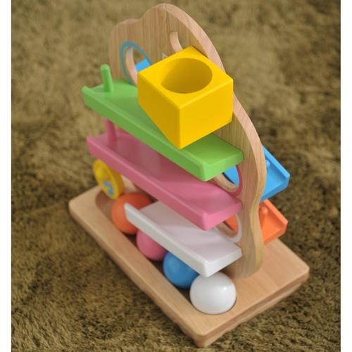 割引 エデュテ Edute Baby Kids Tree スロープ ツリー スロープ La 003 プレゼント ベビー 木のおもちゃ 知育玩具 ボール転がし キッズ 誕生日 出産祝い 木製 新品未使用正規品