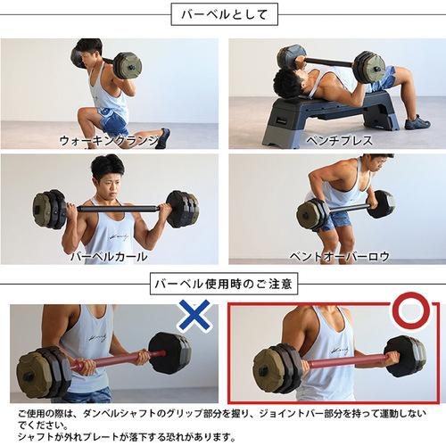 LEADING EDGE リーディングエッジ 2WAYアーミーダンベル 10kg×2 LEADING EDGE リーディングエッジ 2WAYアーミーダンベル 10kg×2