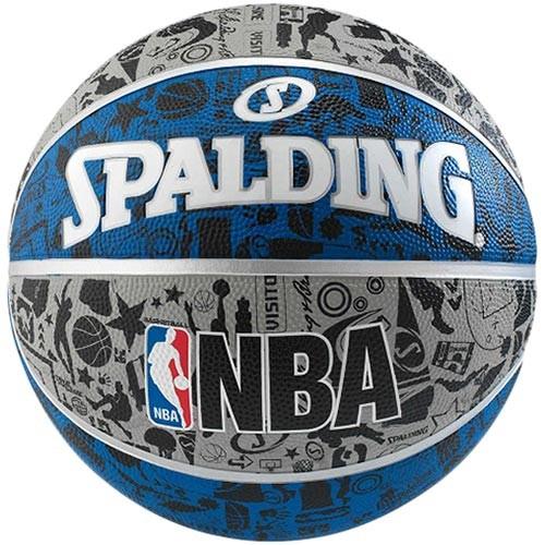 スポルディング SPALDING バスケットボール お買い得品 グラフィティ ブルー 7号球 部活 練習 83-176Z バスケ ボール 試合 ランキングTOP5