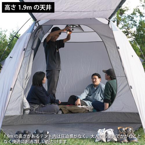 クイックキャンプ QUICKCAMP ダブルウォール キャビンテント 4人-5人用 インナーテント付き QC-DT270 送料無料 QCTENT キャンプ アウトドア ワンタッチ テント｜esports｜08