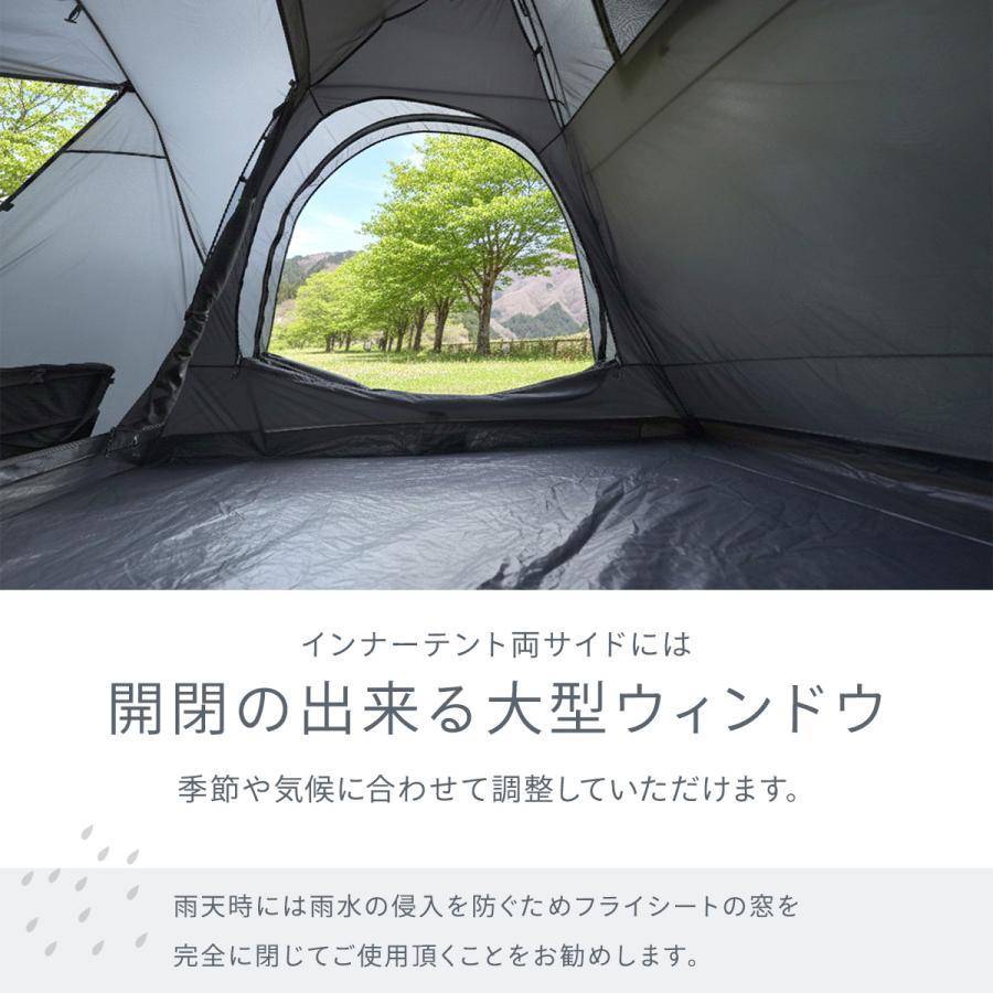 QUICKCAMP（クイックキャンプ） ダブルウォール キャビンテント 4人-5