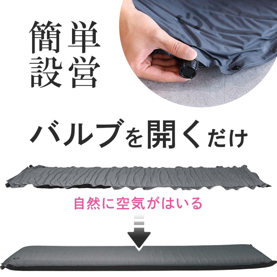 QUICKCAMP（クイックキャンプ） 車中泊マット 8cm セミダブル 1人用