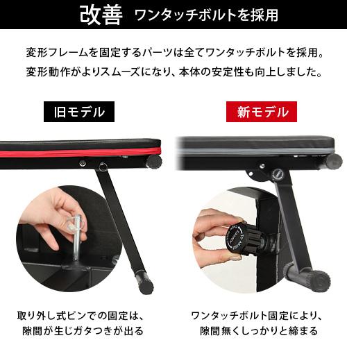 リーディングエッジ LEADING EDGE マルチシットアップベンチ フラットベンチ 兼用 腹筋台 トレーニングベンチ LE-B40 GY LEBNC 腹筋 筋トレ ダンベルプレス｜esports｜05