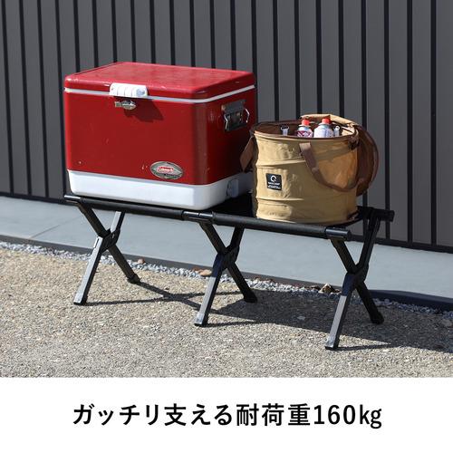 クイックキャンプ QUICKCAMP 折りたたみ コンパクトベンチ ローチェア QC-FB110 QCCHAIR アウトドア用 軽量 チェア 椅子 イス クーラースタンド マルチスタンド｜esports｜09