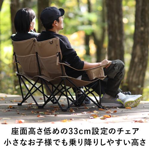 クイックキャンプ QUICKCAMP 収束式ベンチ ラブソーシート 二人掛け QC-LFC120 QCCHAIR QC-PCT対応 二人用 ローチェア 花見 いす アウトドア キャンプ 野外｜esports｜11