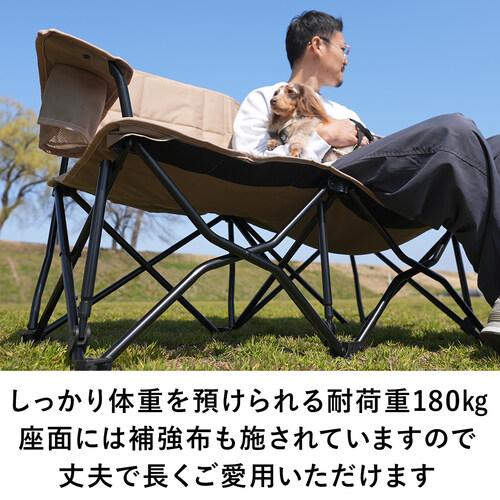 クイックキャンプ QUICKCAMP 収束式ベンチ ラブソーシート 二人掛け QC-LFC120 QCCHAIR QC-PCT対応 二人用 ローチェア 花見 いす アウトドア キャンプ 野外｜esports｜15