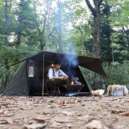 QUICKCAMP TCソロテント QC-PT340 サンド　パップ　新品 QUICKCAMP ソロテント 1人用 ポリコットン ツインポール