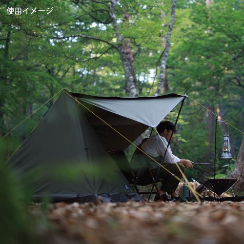 QUICKCAMP ソロテント 1人用 ポリコットン ツインポール QUICKCAMP ソロテント 1人用 ポリコットン ツインポール