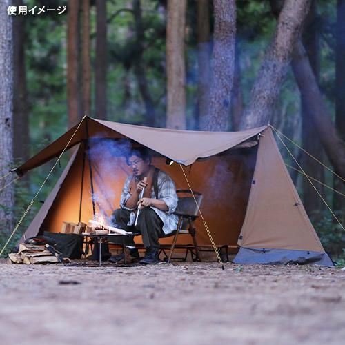 QUICKCAMP TCソロテント QC-PT340 サンド　パップ　新品 ポリコットン ツインポールソロテント ｜商品｜QUICKCAMP