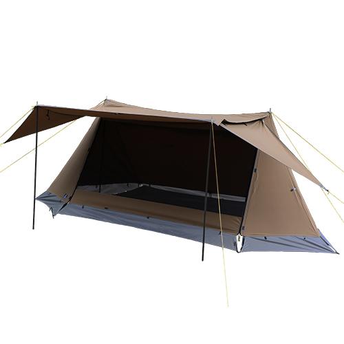 QUICKCAMP ソロテント 1人用 ポリコットン ツインポール QUICKCAMP ソロテント 1人用 ポリコットン ツインポール