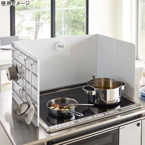 きパネル 山崎実業 Yamazaki 台所 レンジカバー ガスコンロ 油はね おしゃれ雑貨 Esports Paypayモール店 通販 Paypayモール 伸縮 レンジガード タワー ホワイト 4974 Kt Tw Jg Wh Tower キッチン できる