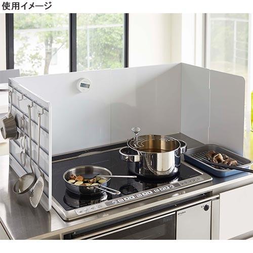 きパネル 山崎実業 Yamazaki 台所 レンジカバー ガスコンロ 油はね おしゃれ雑貨 Esports Paypayモール店 通販 Paypayモール 伸縮 レンジガード タワー ホワイト 4974 Kt Tw Jg Wh Tower キッチン できる