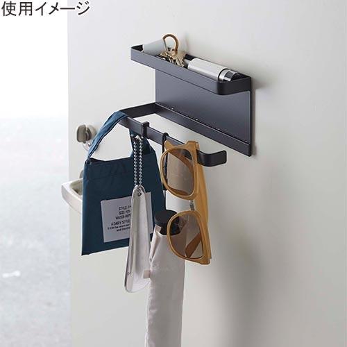 山崎実業 Yamazaki トレー付きマグネット アンブレラホルダー スマート US-AC 5042 BK ブラック 玄関 ドア 傘立て 収納 磁石 鍵置き|esports|02