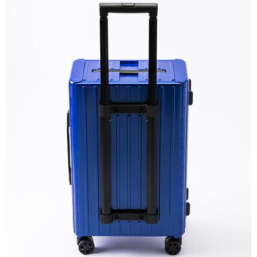 アンドフラット ＆．FLAT 折り畳めるキャリーケース コンパクトキャリーケース メタリック FL14-4-00001 ブルー かばん スーツケース 軽い 薄い トラベル｜esports｜02