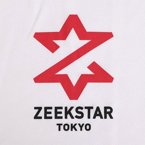 ジークスター東京 ZEEKSTAR TOKYO 公式 ロゴTシャツ ZK009 ホワイト メンズ レディース 半袖 トップス ハンドボール 応援アイテム 観戦 ファングッズ お揃い｜esports｜02