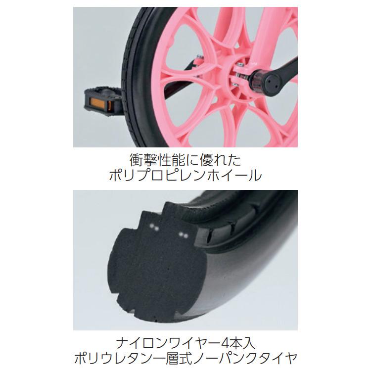 トーエイライト TOEI LIGHT ノーパンク一輪車16 T-1160 P ピンク 送料無料 校庭用品 一輪車_1