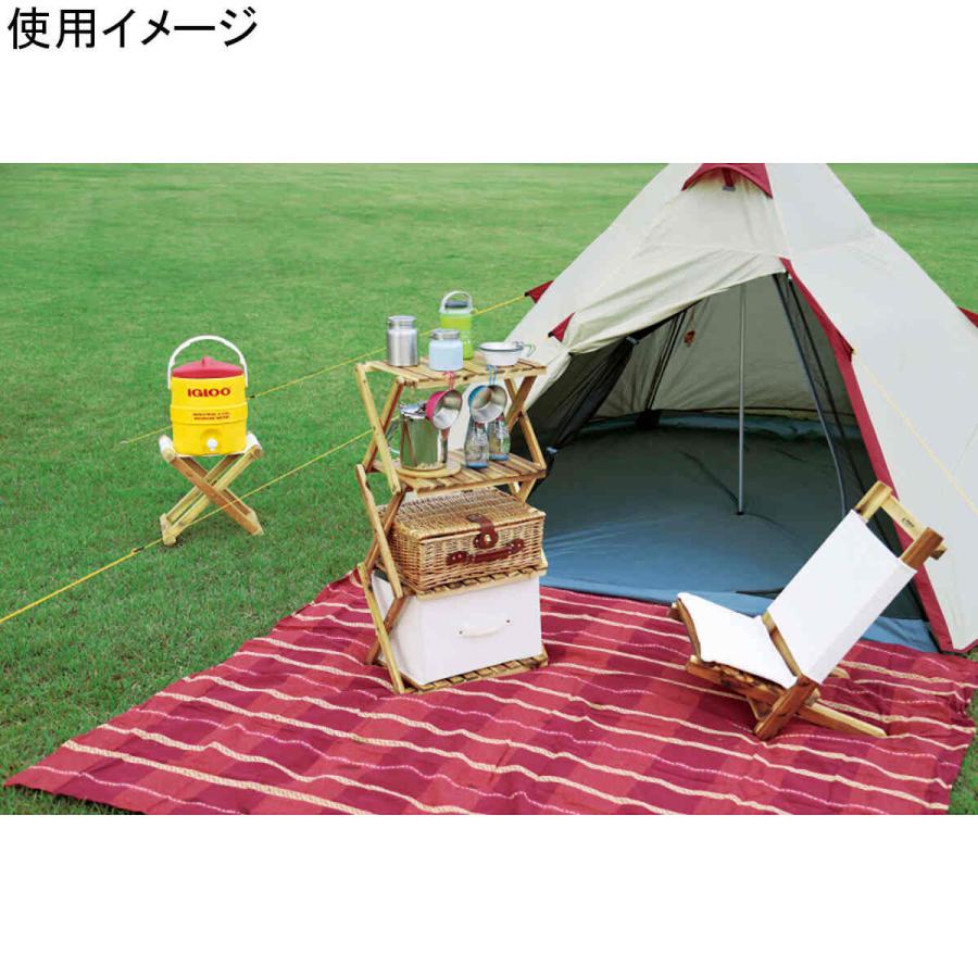 CSクラシックス木製4段折りたたみラック2個とCSクラシックスすのこセット CAPTAIN STAG（キャプテンスタッグ） CAPTAIN STAG CS クラシックス