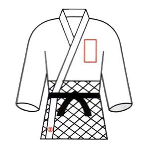 クザクラ 九櫻 KUSAKURA 道着 道衣 胸ネーム刺繍 3文字 NM3 九桜