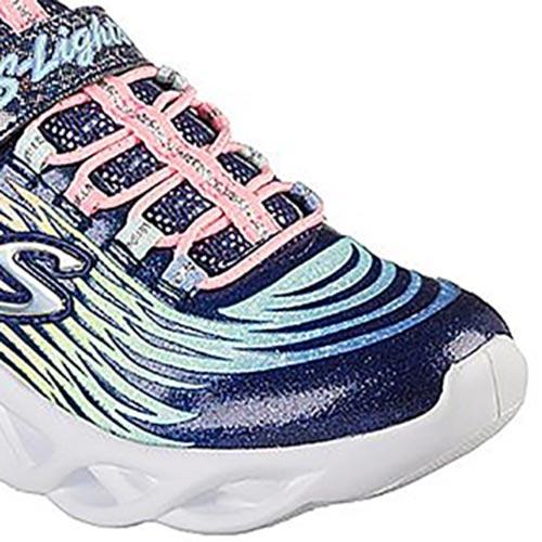 スケッチャーズ SKECHERS ツイスティブライト ミスティカル BLI スニーカー 302321L NVMT ネイビー/マルチ キッズ 正規品 光る靴 おしゃれ かわいい｜esports｜03