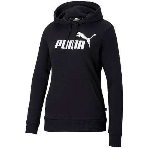 プーマ PUMA レディース ESS ロゴ フーディースウェット プーマブラック 588712 01 ＆ ESS スウェットパンツ プーマブラック 588728 01 上下セット スポーツ｜esports｜02