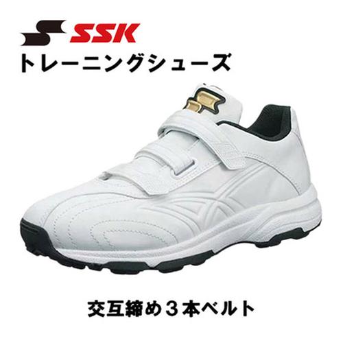 エスエスケイ SSK プロエッジTR-VW ESF5200VW 1010 ホワイト×ホワイト トレーニングシューズ 野球 練習用 靴 メンズ シューズ