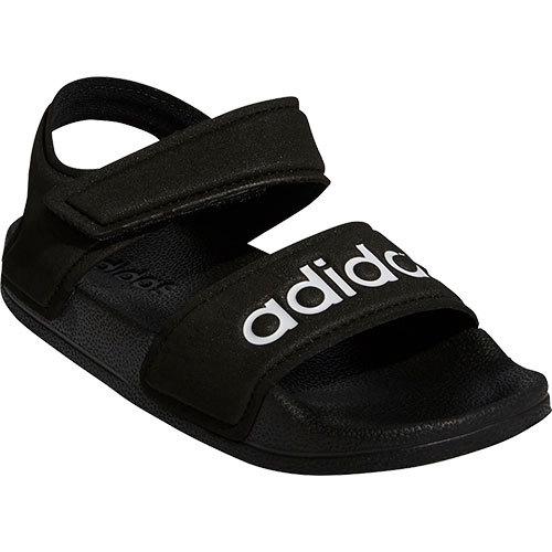 アディダス Adidas ジュニア スポーツサンダル Adilette Sandal K フットウェアホワイト コアブラック 無料 G Dqy65 サンダル アウトドア 子供