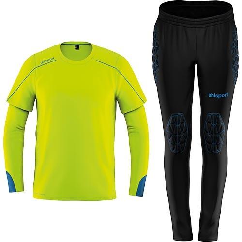 手数料安い ウールシュポルト Uhlsport サッカー ストリーム 22 Gkジュニアセット フローイエロー レーダーブルー 08 キッズ ゴールキーパー 長袖シャツ 最適な材料 Zoetalentsolutions Com